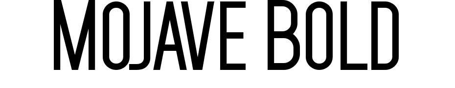 Mojave Bold Polices Telecharger