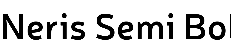 Neris Semi Bold Fuente Descargar Gratis