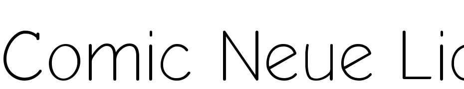 Comic Neue Light Fuente Descargar Gratis