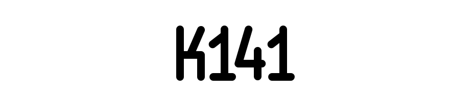 K141 Font Download Free