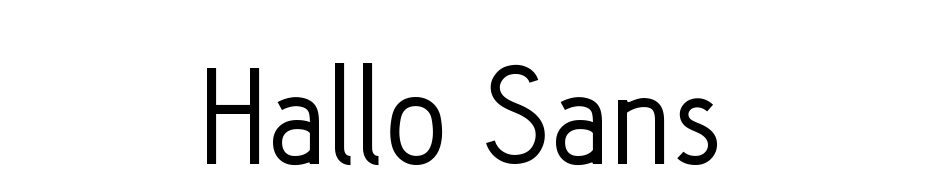 Hallo Sans Font Download Free