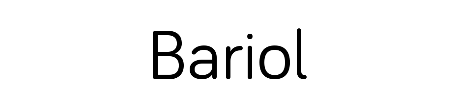 Bariol Font Download Free