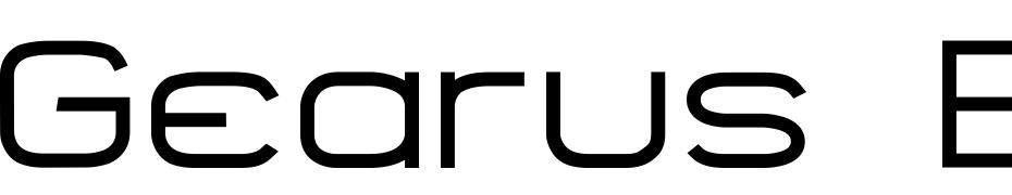 Gearus Bold Scarica Caratteri Gratis