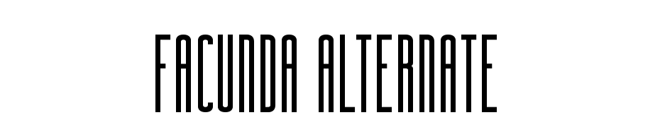 Facunda Alternate Font Download Free