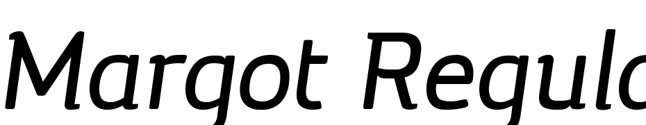 Margot Regular Italic Scarica Caratteri Gratis