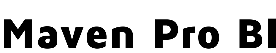 Maven Pro Black Font Free Download