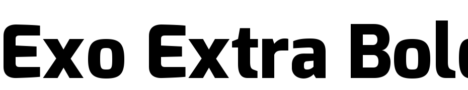 Exo Extra Bold Font Download Free