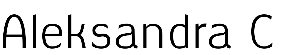 Aleksandra C Vintage Regular Font Download Free