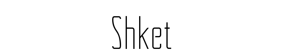 Shket cкачати шрифт безкоштовно