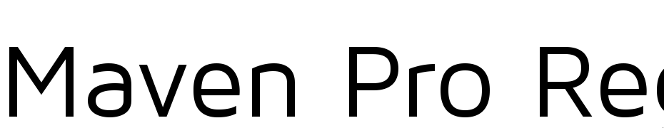 Maven Pro Regular Yazı tipi ücretsiz indir