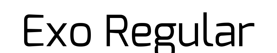 Exo Regular Schrift Herunterladen Kostenlos