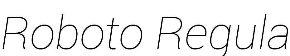 Roboto Regular Font Download Free