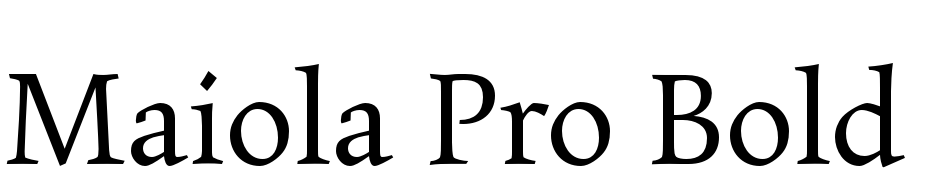 Maiola Pro Bold Italic Scarica Caratteri Gratis