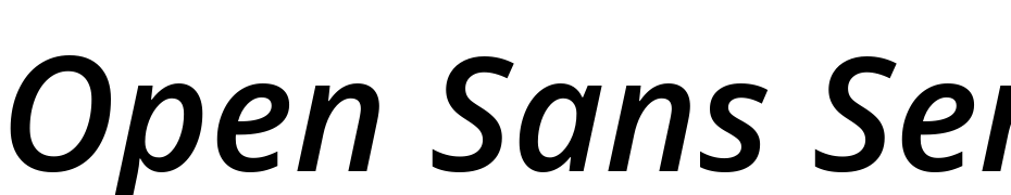 Open Sans Semibold Scarica Caratteri Gratis