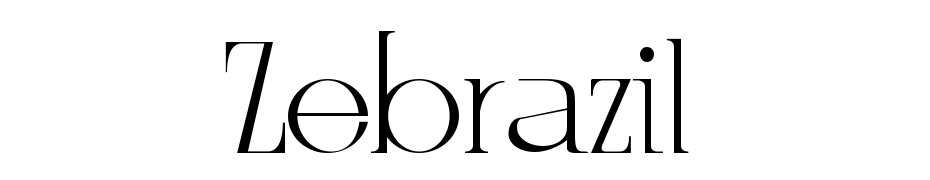 Zebrazil Font Download Free