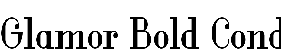 Glamor Bold Condensed Scarica Caratteri Gratis