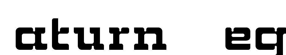 Saturn V Regular Font Download Free