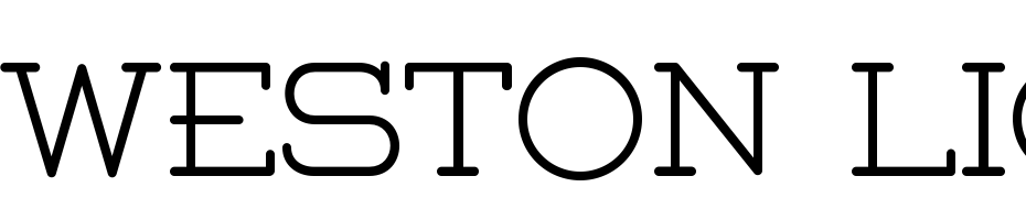 Weston Light Free Font Download Free