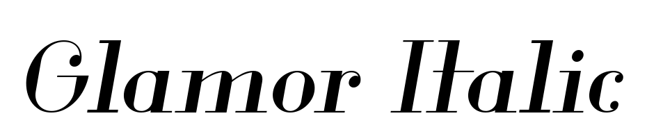 Glamor Italic Font Download Free