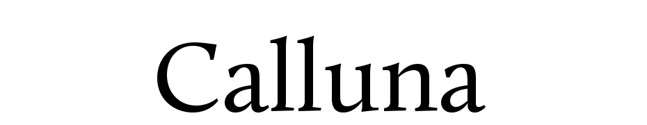 Calluna Font Download Free