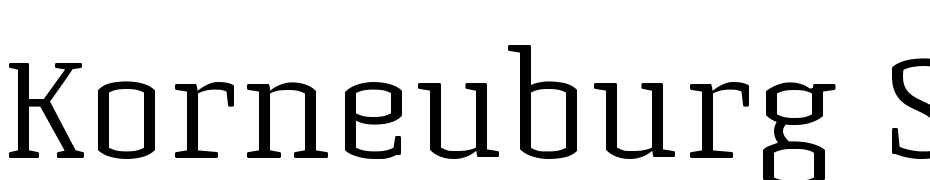 Korneuburg Slab Light Font Download Free