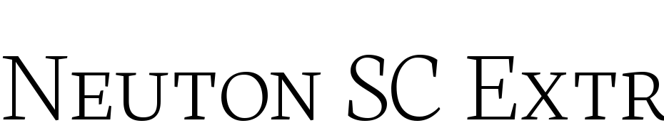 Neuton SC Extralight Yazı tipi ücretsiz indir