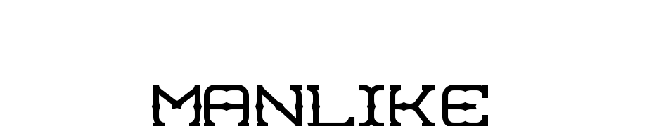 Manlike Font Download Free