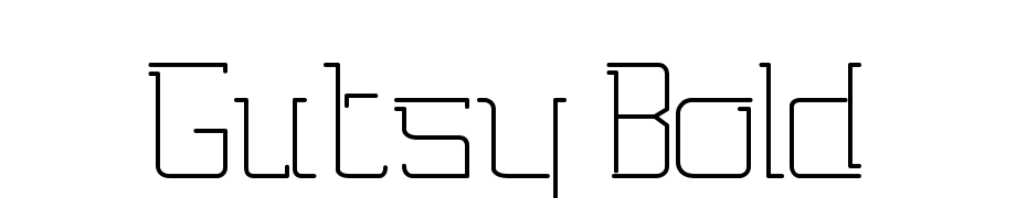 Gutsy Bold Font Download Free