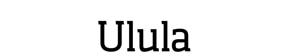 Ulula Font Download Free