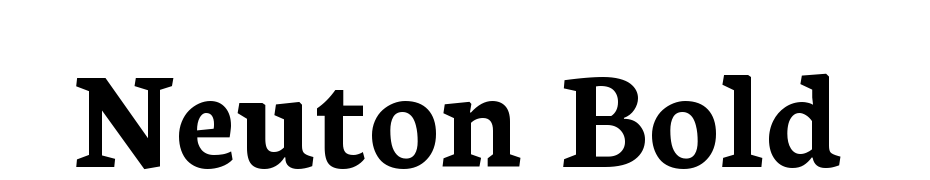 Neuton Bold Yazı tipi ücretsiz indir