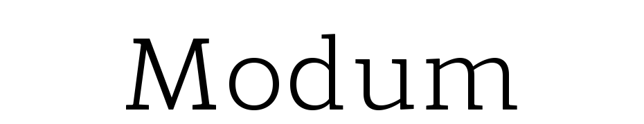 Modum Font Download Free