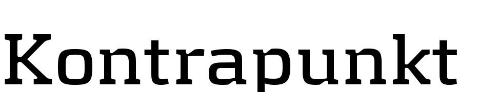 Kontrapunkt Bold Font Download Free