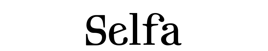 Selfa Font Download Free