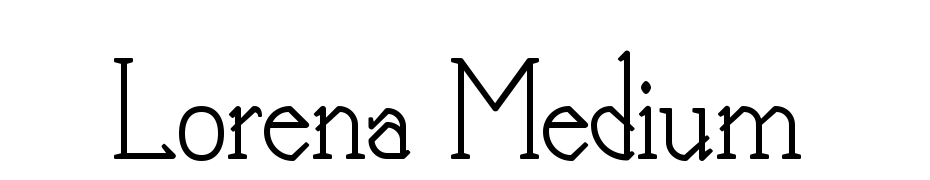 Lorena Medium Fuente Descargar Gratis