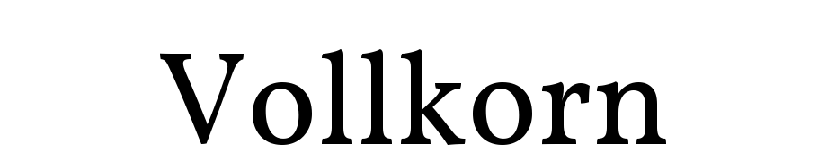 Vollkorn Font Download Free