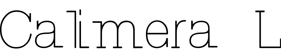 Calimera Light Font Download Free