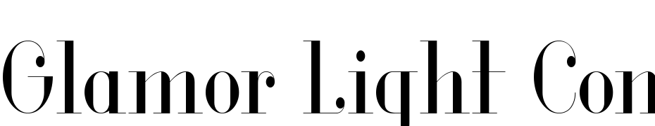 Glamor Light Condensed Schrift Herunterladen Kostenlos