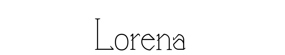 Lorena Font Download Free