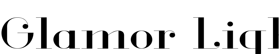 Glamor Light Extended Font Download Free