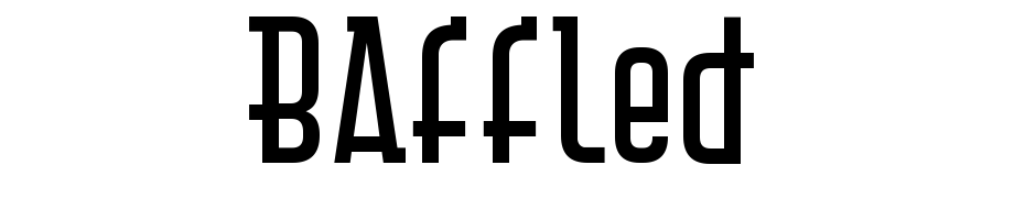 Baffled Regular Fuente Descargar Gratis