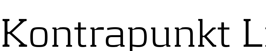 Kontrapunkt Light Fuente Descargar Gratis