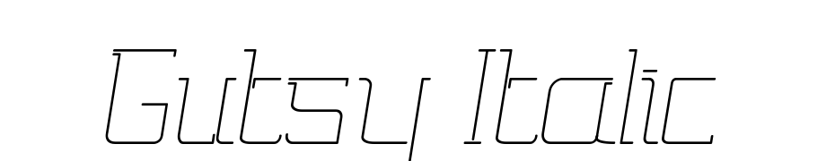Gutsy Italic Font Download Free