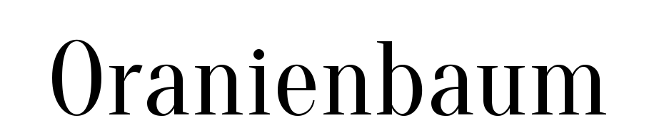 Oranienbaum Font Download Free