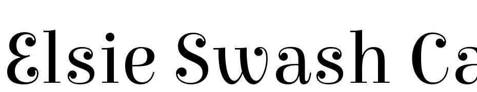 Elsie Swash Caps Scarica Caratteri Gratis