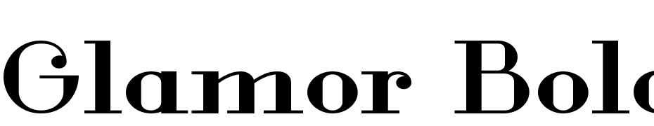 Glamor Bold Extended Font Download Free