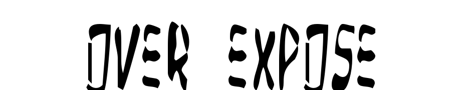 Over Expose Font Download Free