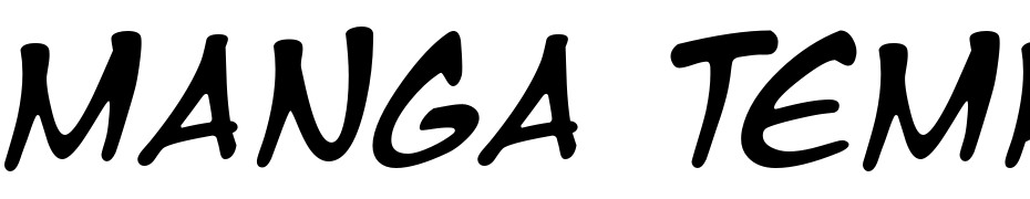 Manga Temple Italic Font Download Free