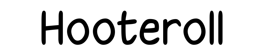 Hooteroll cкачати шрифт безкоштовно