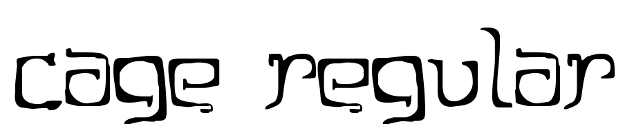 Cage Regular Font Download Free