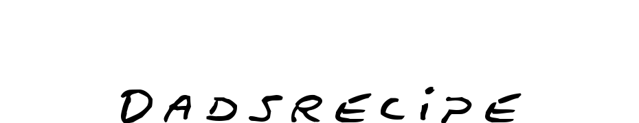 Dad's Recipe Font Download Free